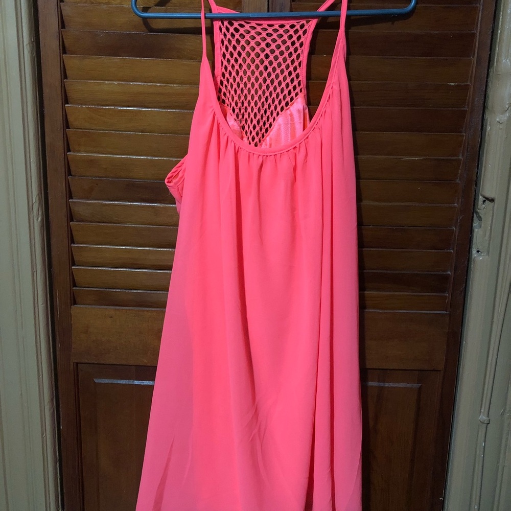 Pink Plus Size Tank Top